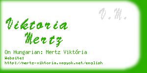 viktoria mertz business card